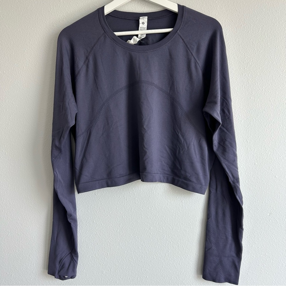 Lululemon Swiftly Tech Cropped Long Sleeve 2.0 - 16